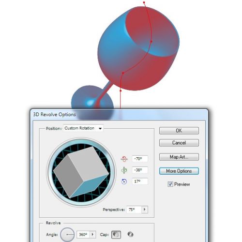 آموزش مدلسازی سه بعدی در ایلوستریتور